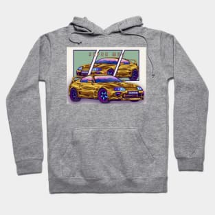 Toyota Supra mk4 Car Retro Hoodie